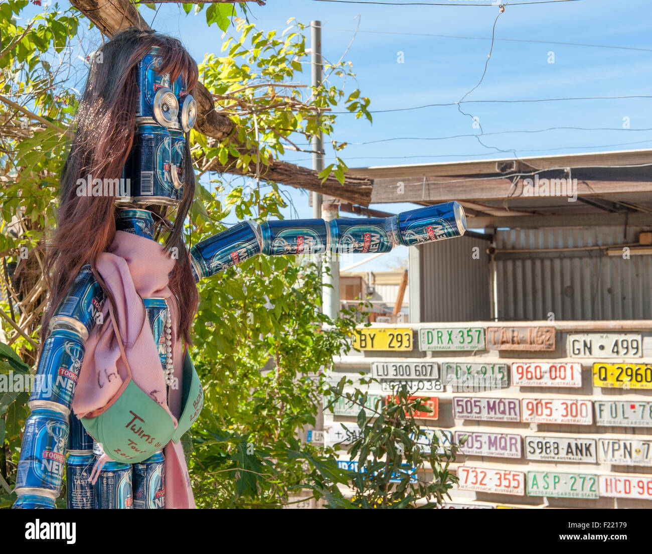 An outback legend of the Northern Territory: the Daly Waters Pub Stock Photo