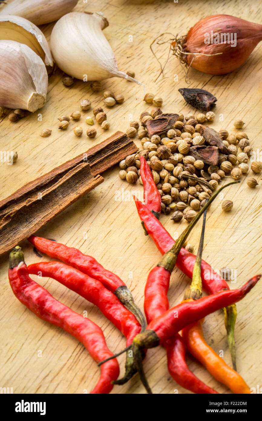 aromatic, asian, background, bowl, chili, cook, coriander, cuisine