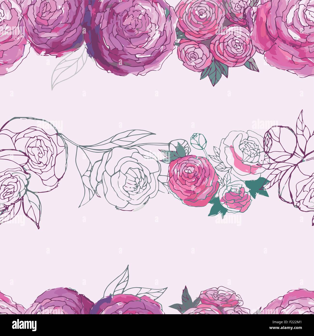 Seamless floral background Stock Vector Image & Art - Alamy