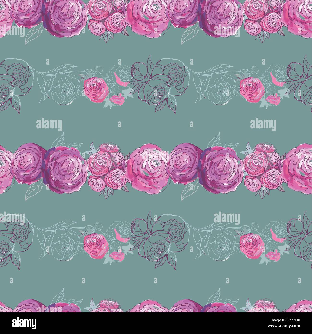 Seamless floral background Stock Vector Image & Art - Alamy