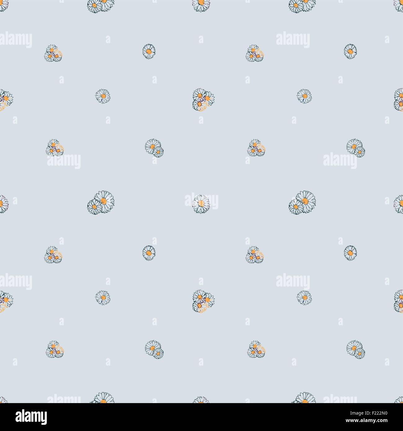 Seamless background with daisy flowers Stock Vector Image & Art - Alamy
