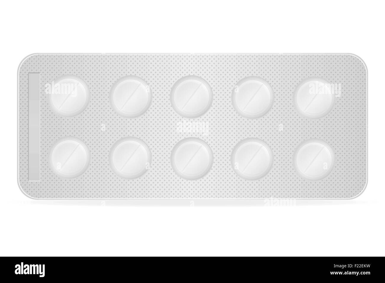 medical pills in package for treatment vector illustration isolated on ...