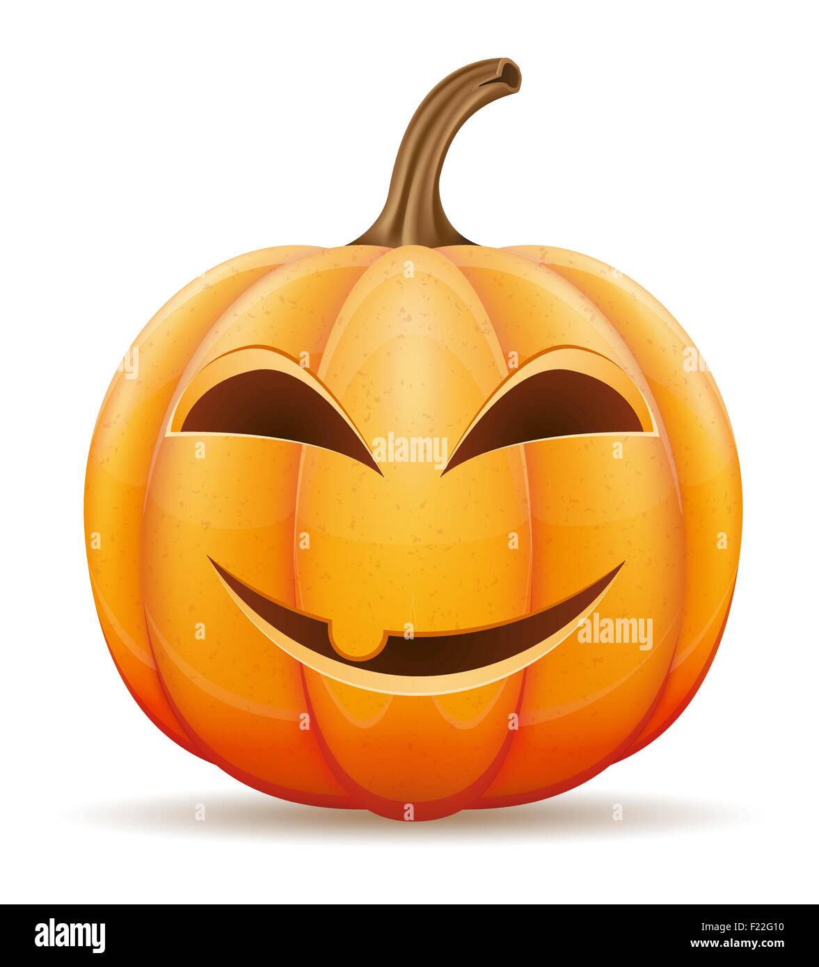 halloween pumpkin vector illustration isolated on white background ...