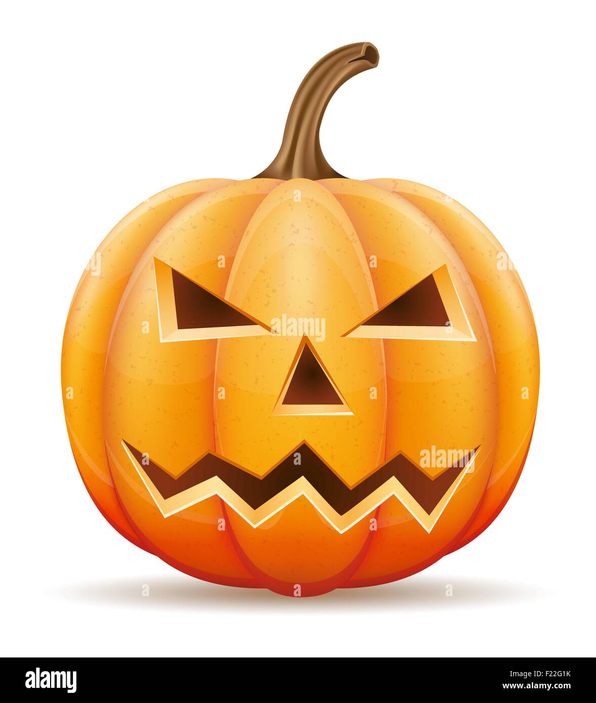 halloween pumpkin vector illustration isolated on white background ...