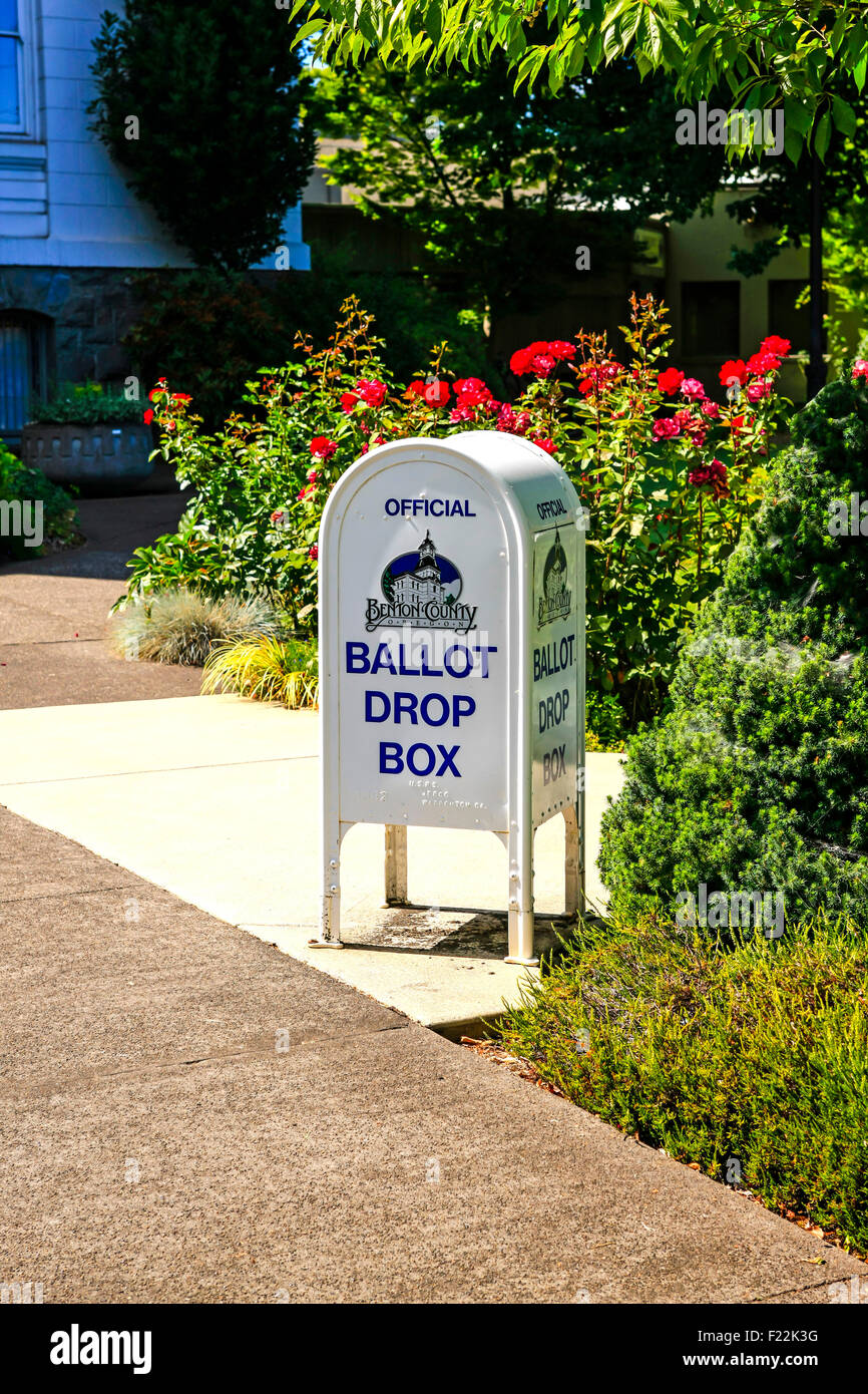 Casting ballot in ballot box, usa hires stock photography and images Alamy