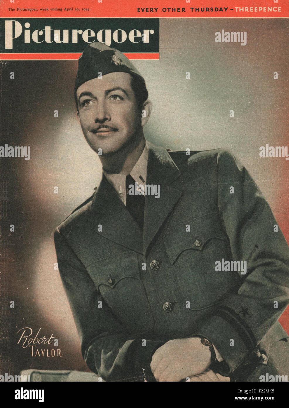 1944 Picturegoer magazine Robert Taylor Stock Photo