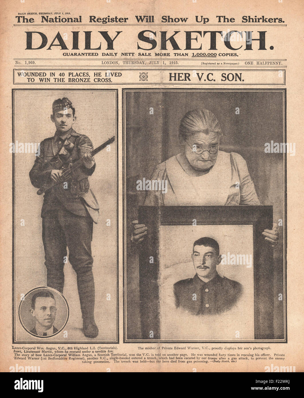 William angus vc hi-res stock photography and images - Alamy