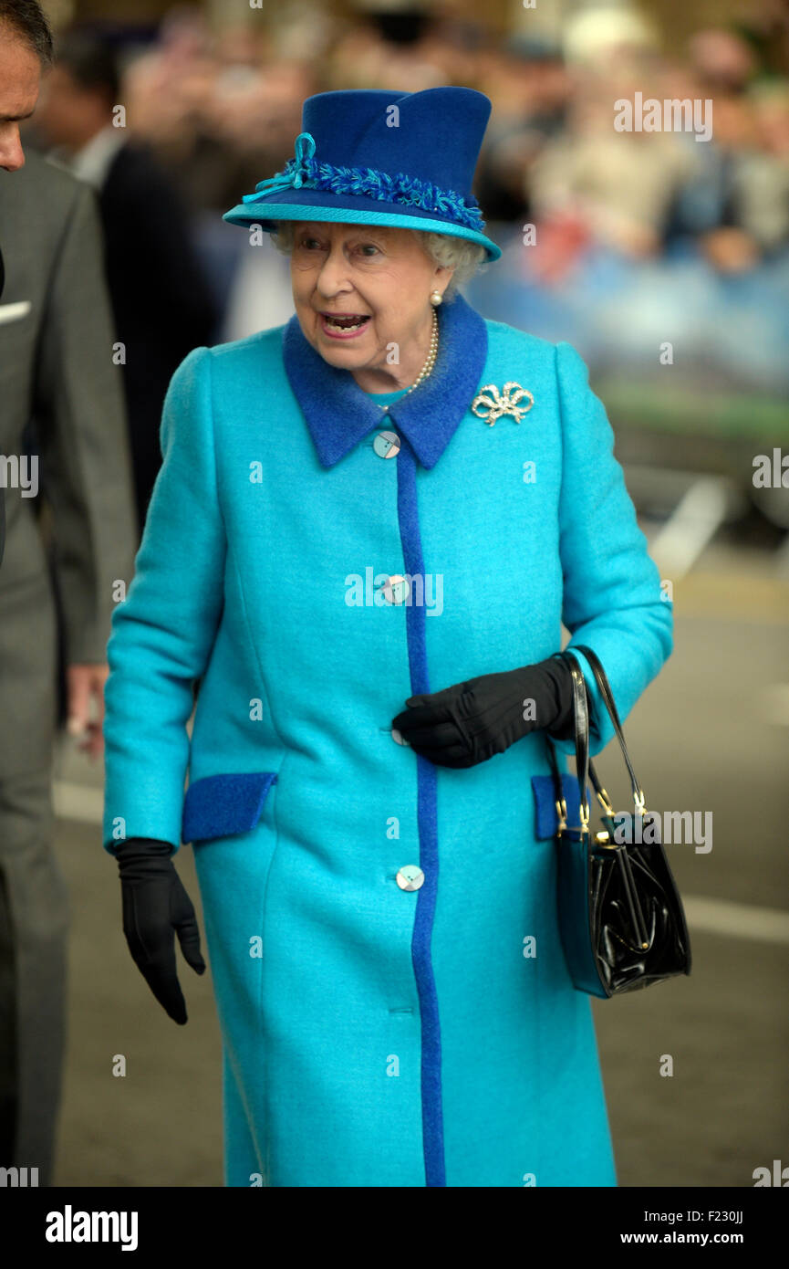 Queen Elizabeth II, Her Majesty The Queen Stock Photo