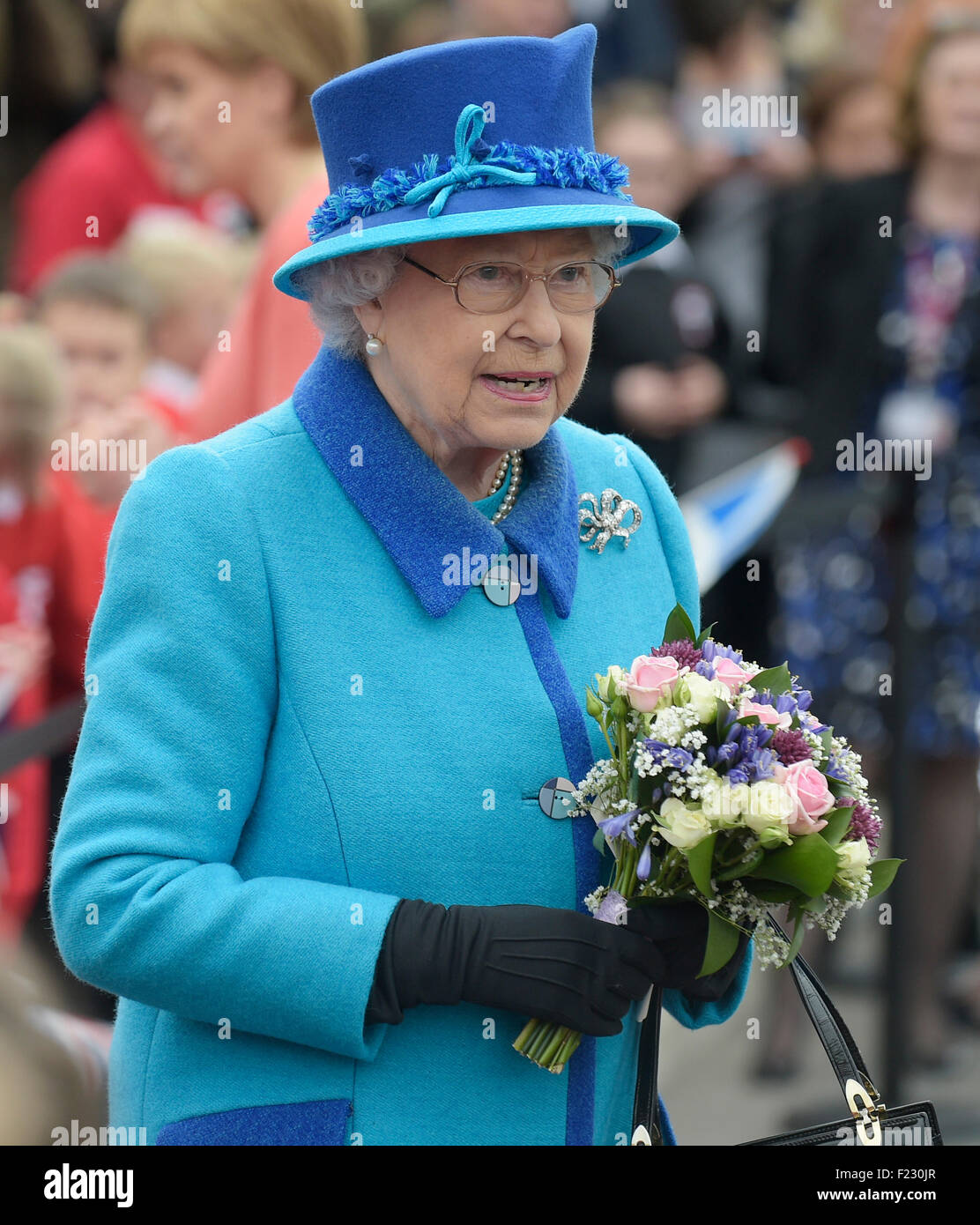 Queen Elizabeth II, Her Majesty The Queen Stock Photo