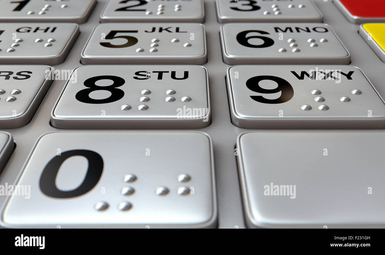 Wireless Braille keyboard for mobile devices, Electronics Lab, Tecnalia  Research & Innovation, Zamudio, Bizkaia, Euskadi, Spain Stock Photo - Alamy