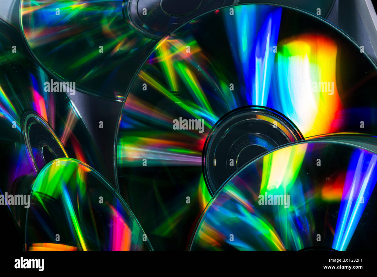 cd and their reflex Stock Photo