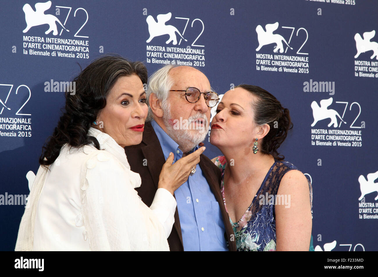 Venice, Italy. 10th September, 2015. Director Arturo Ripstein actress