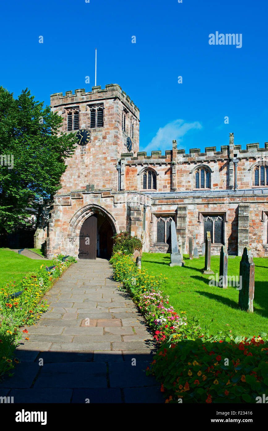St Lawrence's Church, Appleby, Cumbria, England UK Stock Photo