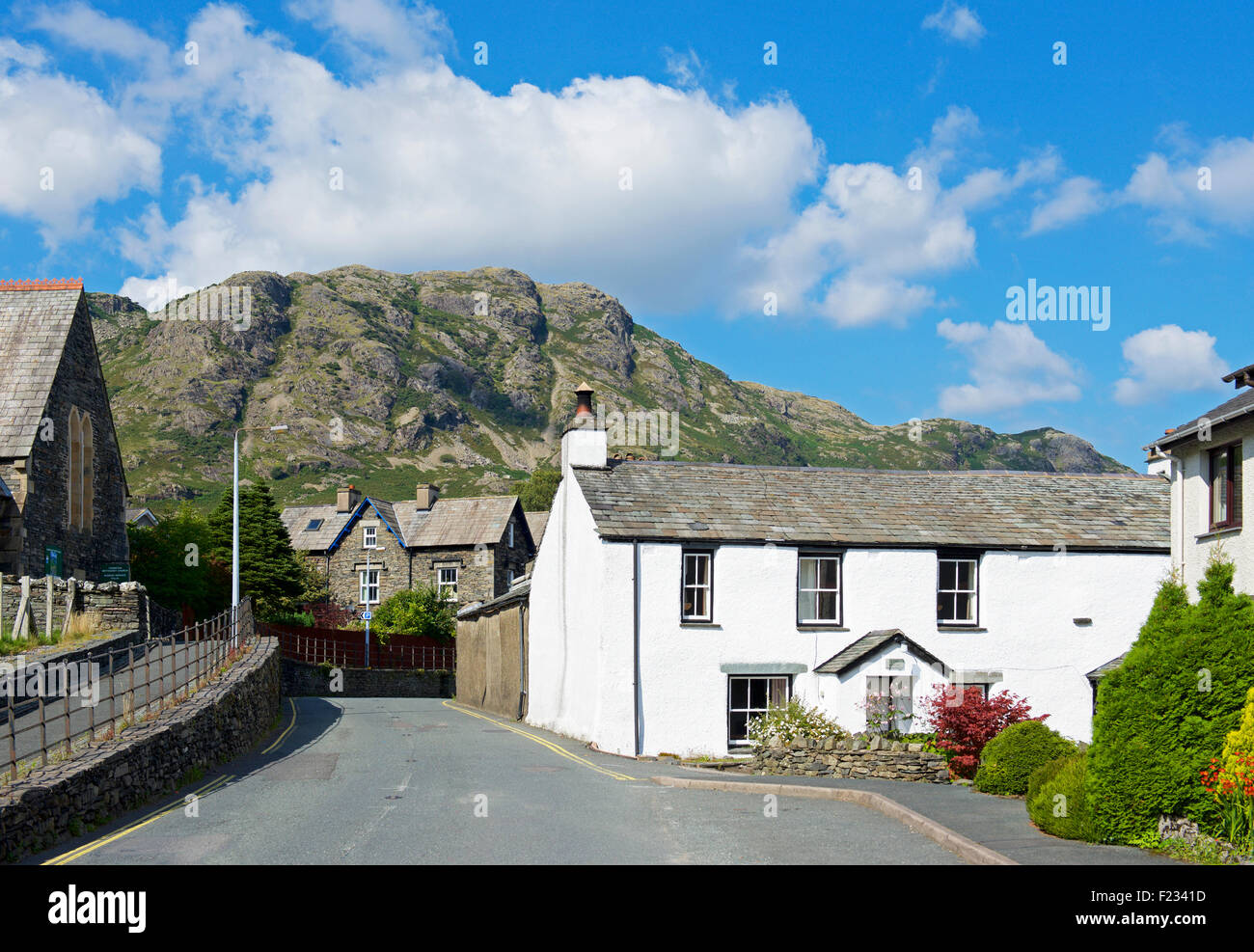 House in Coniston village, Lake District National Park, Cumbria