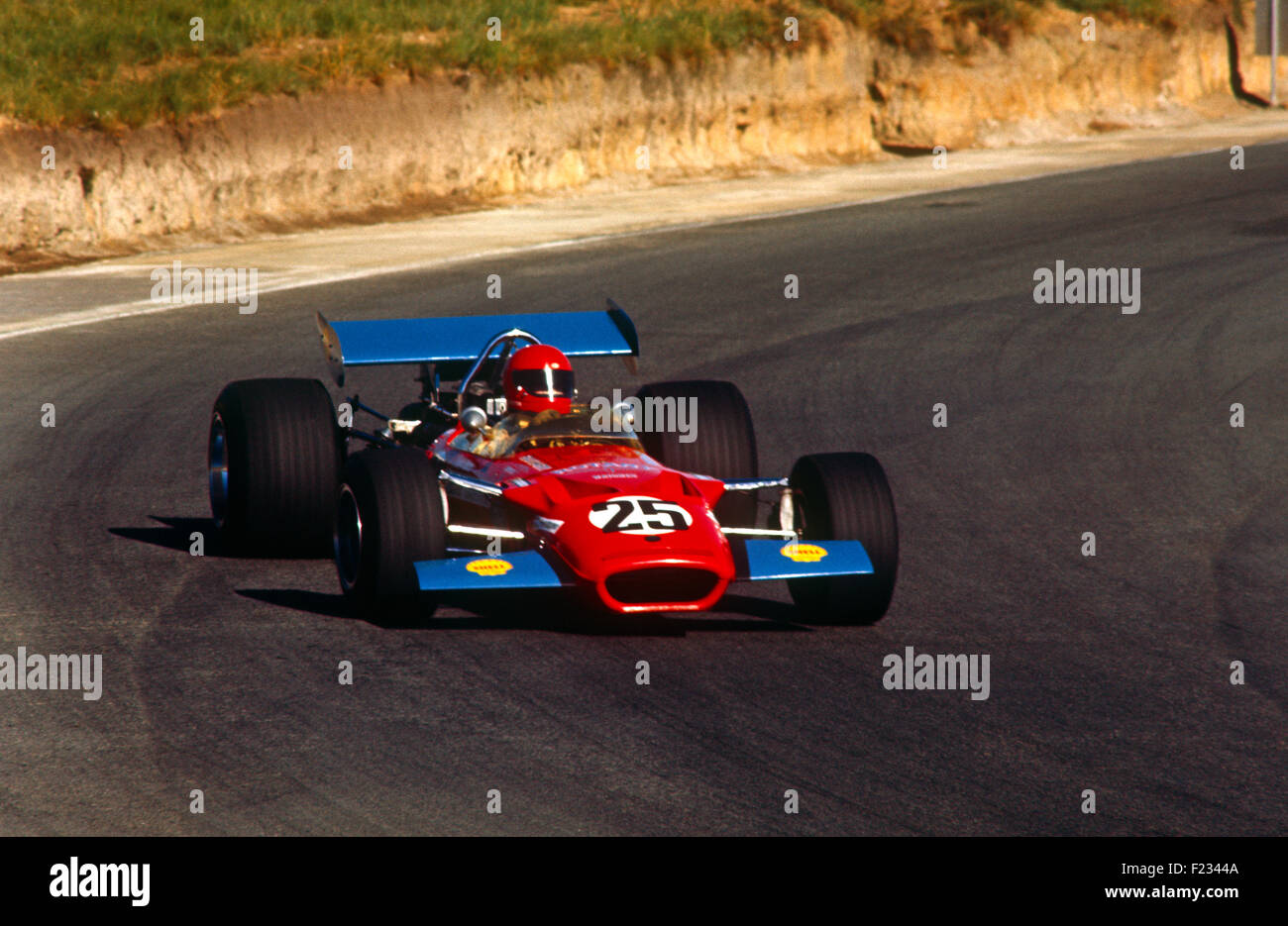 Dave Charlton in a Lotus Cosworth 49C, South African GP Kyalami 7 March 1970 Stock Photo