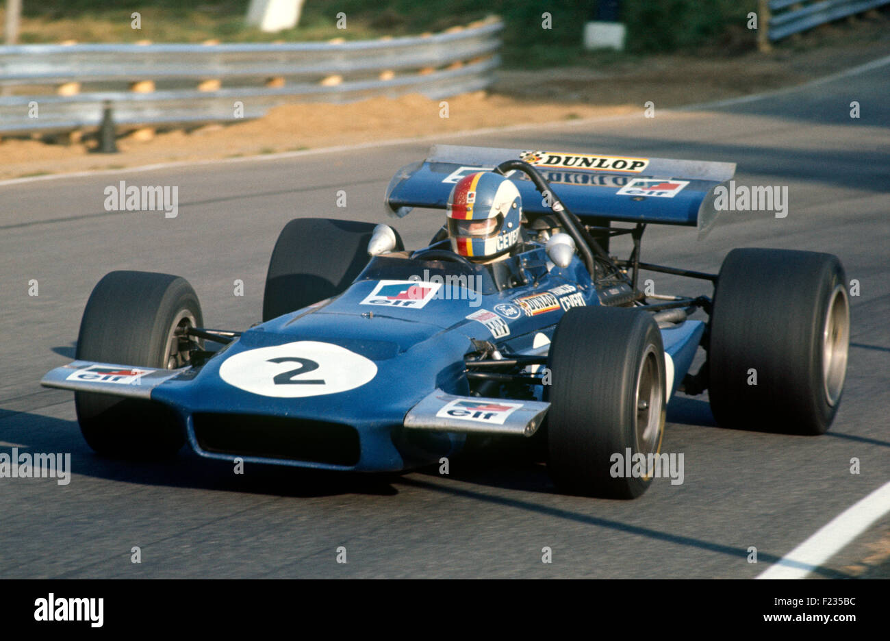 Francois Cevert in a Tyrrell March, Canada Mont-Tremblant, Canadian Grand Prix, 20 September 1970 Stock Photo