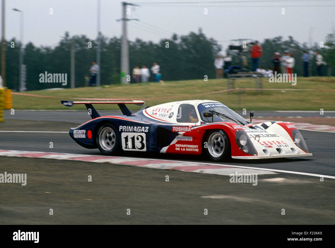 Max Cohen-Olivar, Patrick de Radigues and Thierry Lecerf Cougar C12 Le Mans 24 Hrs, 12 June 1988 Stock Photo