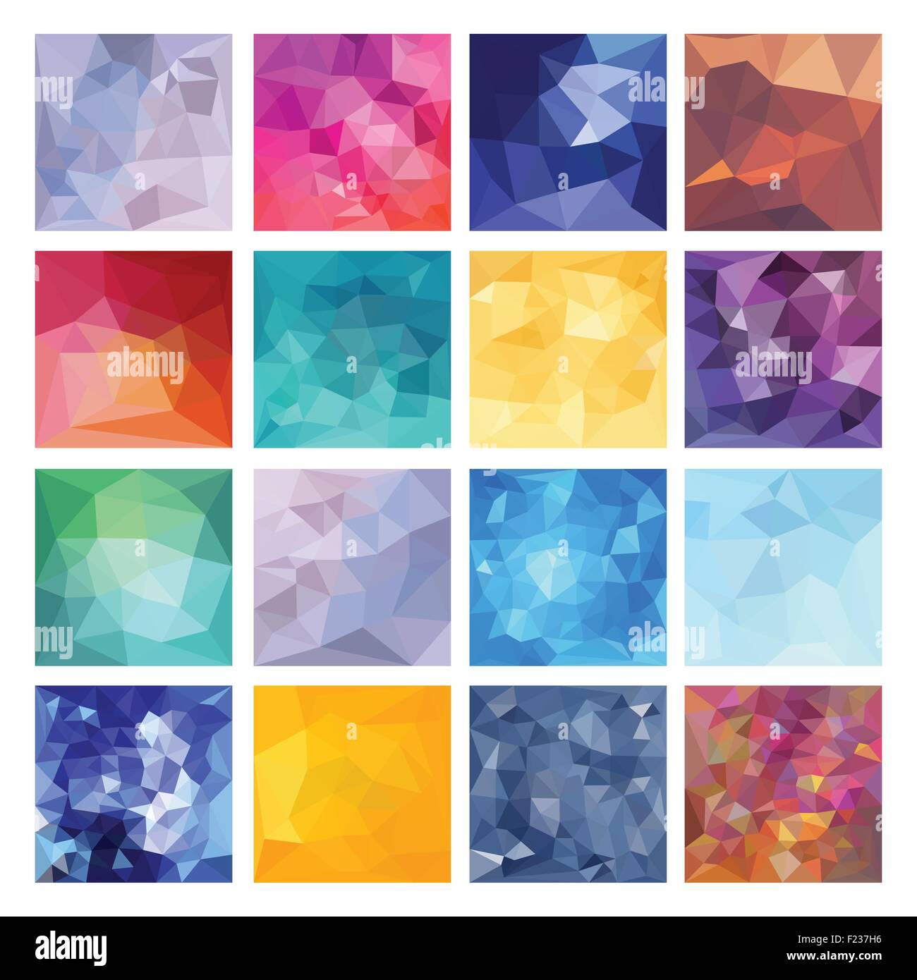 Orange polygon abstract triangle background Stock Vector Images - Alamy