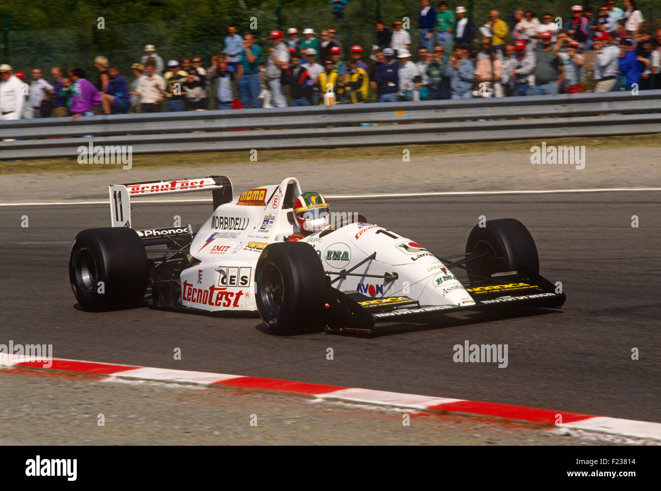 Emanuele Naspetti racing in Formula 3000 in the 1990s. Stock Photo