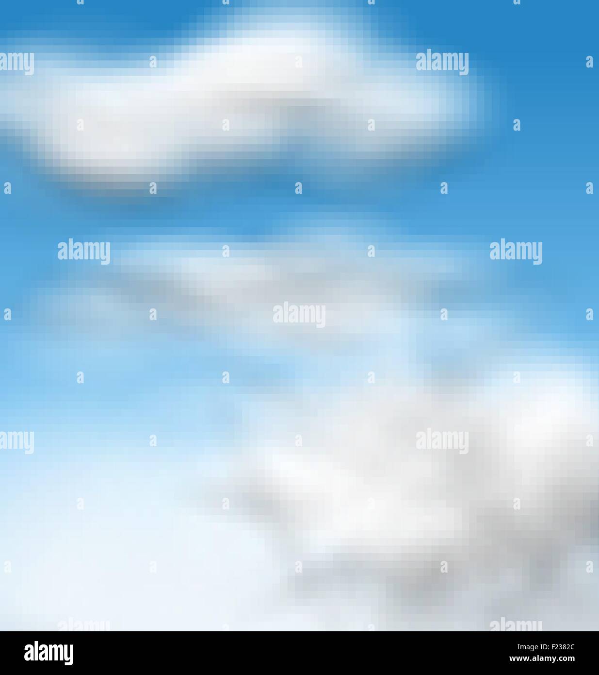 Background Blue Sky Fluffy Clouds Stock Vector Image & Art - Alamy