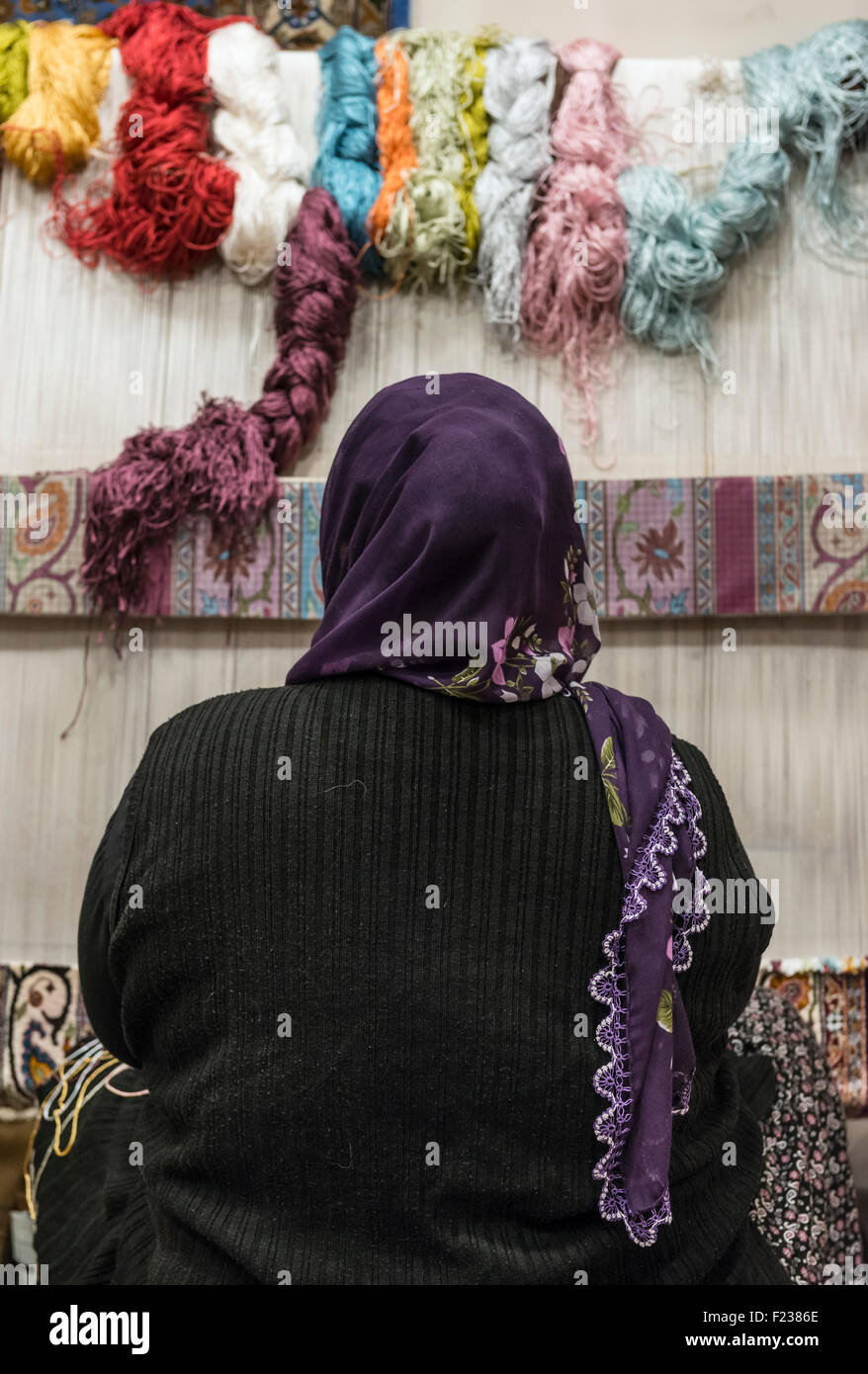Carpet production Stock Photo Alamy