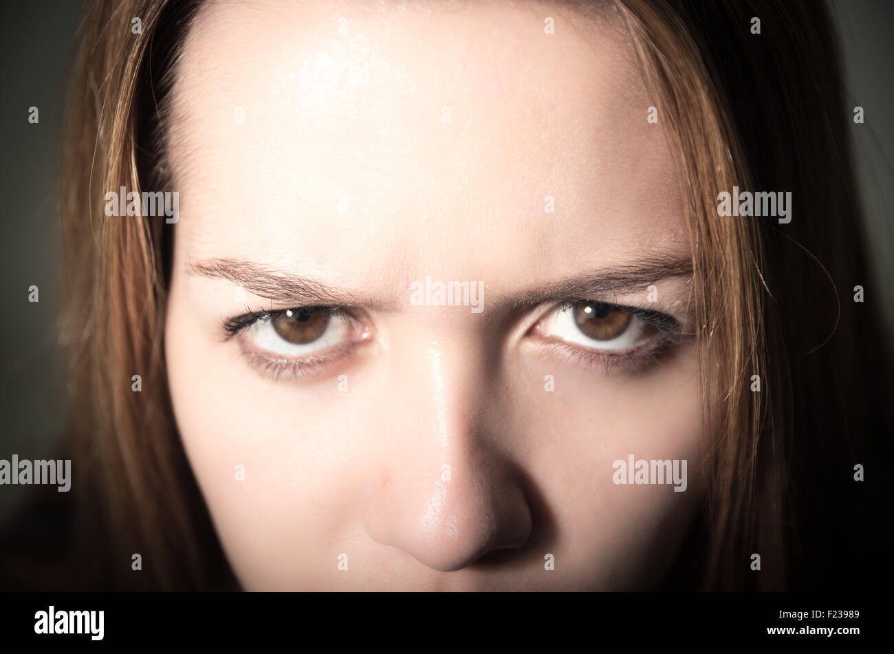 closeup portrait of young beautiful teen girl's face Stock Photo - Alamy