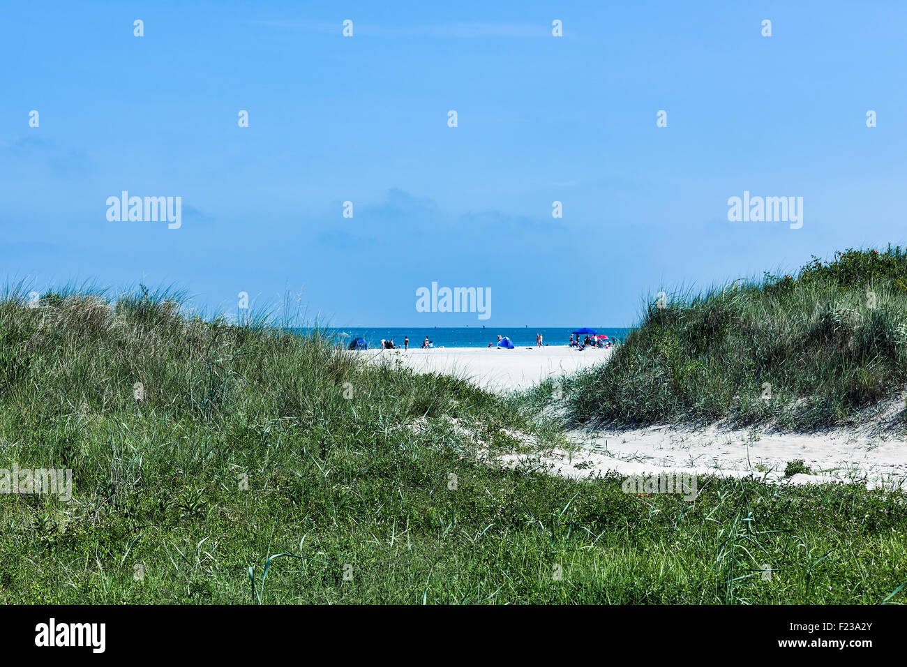 Cape Charles beach, Virginia, USA Stock Photo