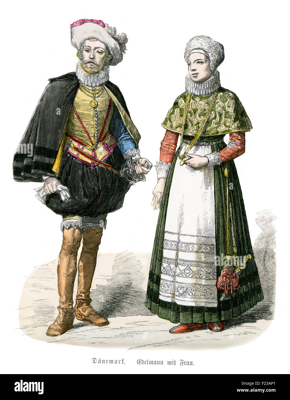 Historical Costume of the 1700s for Men -  Denmark