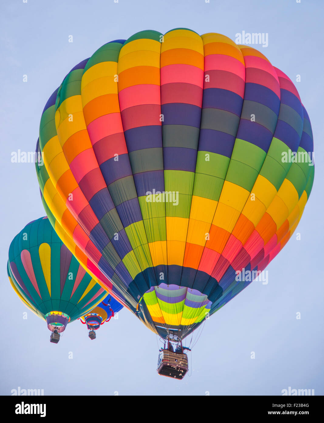 Hot Air Balloons, Albuquerque International Balloon Festival, New Mexico, USA Stock Photo - Alamy