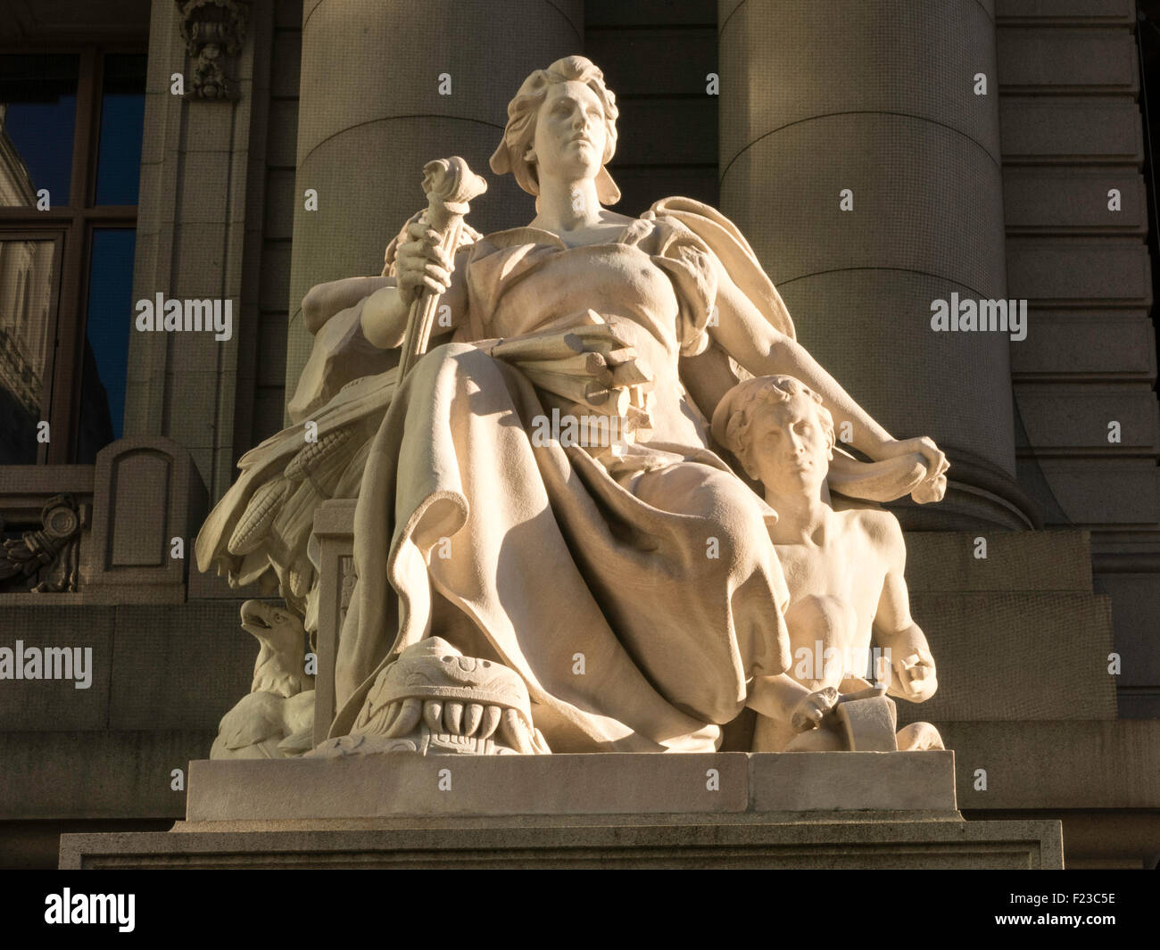 America Statue, Four Continents, Alexander Hamilton U.S. Custom House