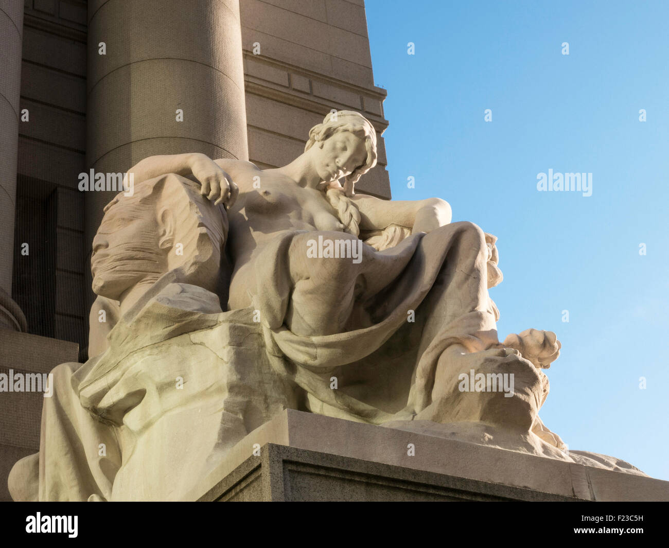 Africa Statue, Four Continents, Alexander Hamilton U.S. Custom House