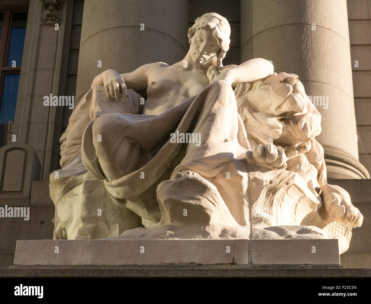 Africa Statue, Four Continents, Alexander Hamilton U.S. Custom House