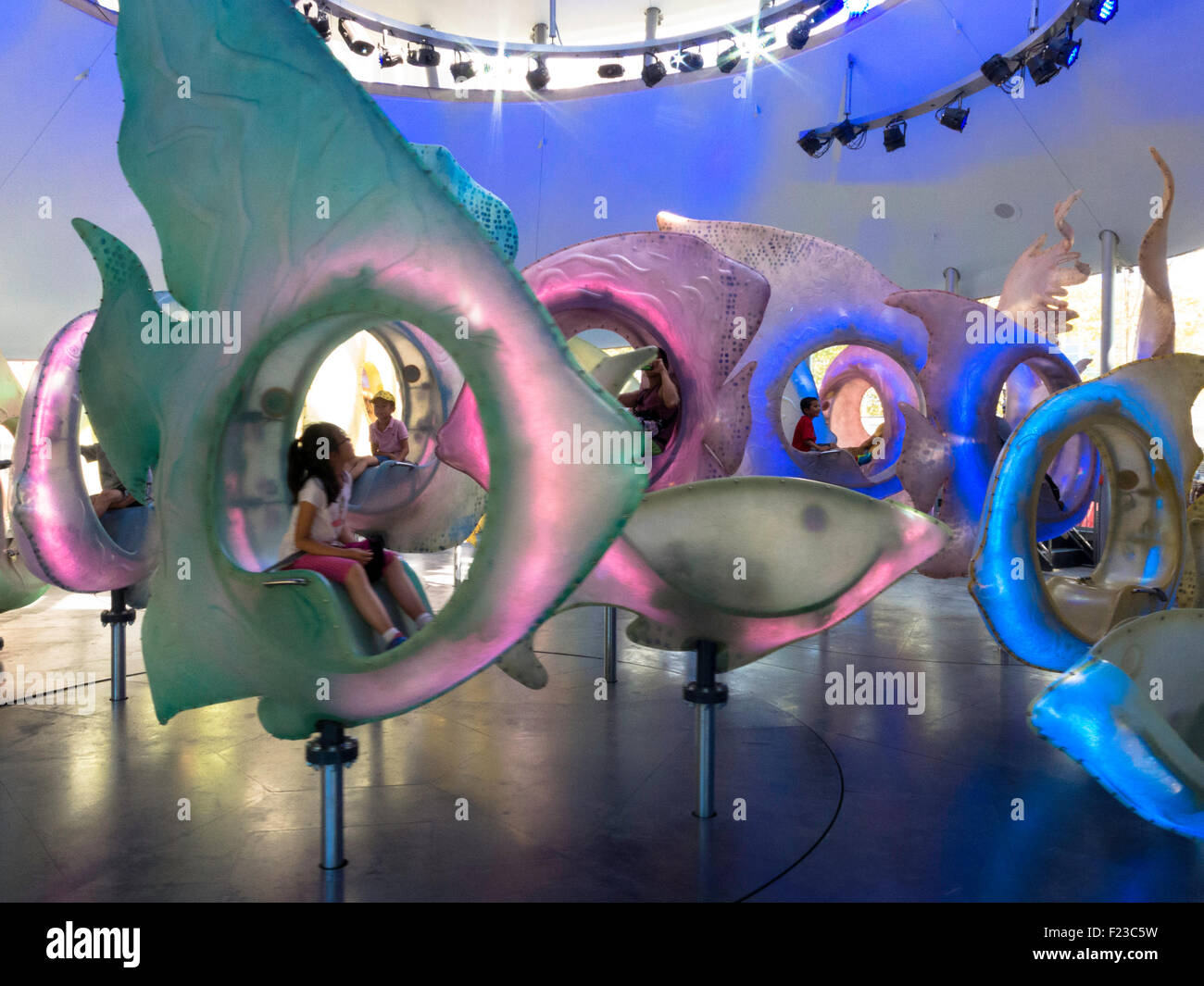 Seaglass Carousel Pavilion in Battery Park, NYC Stock Photo Alamy