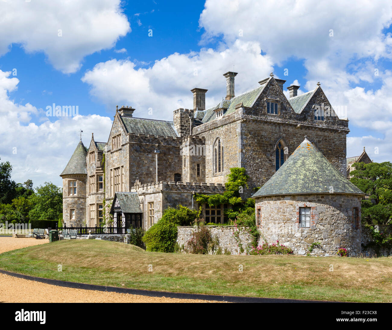 Beaulieu Palace House, home of the Barons Montagu, Beaulieu, Hampshire, England, UK Stock Photo