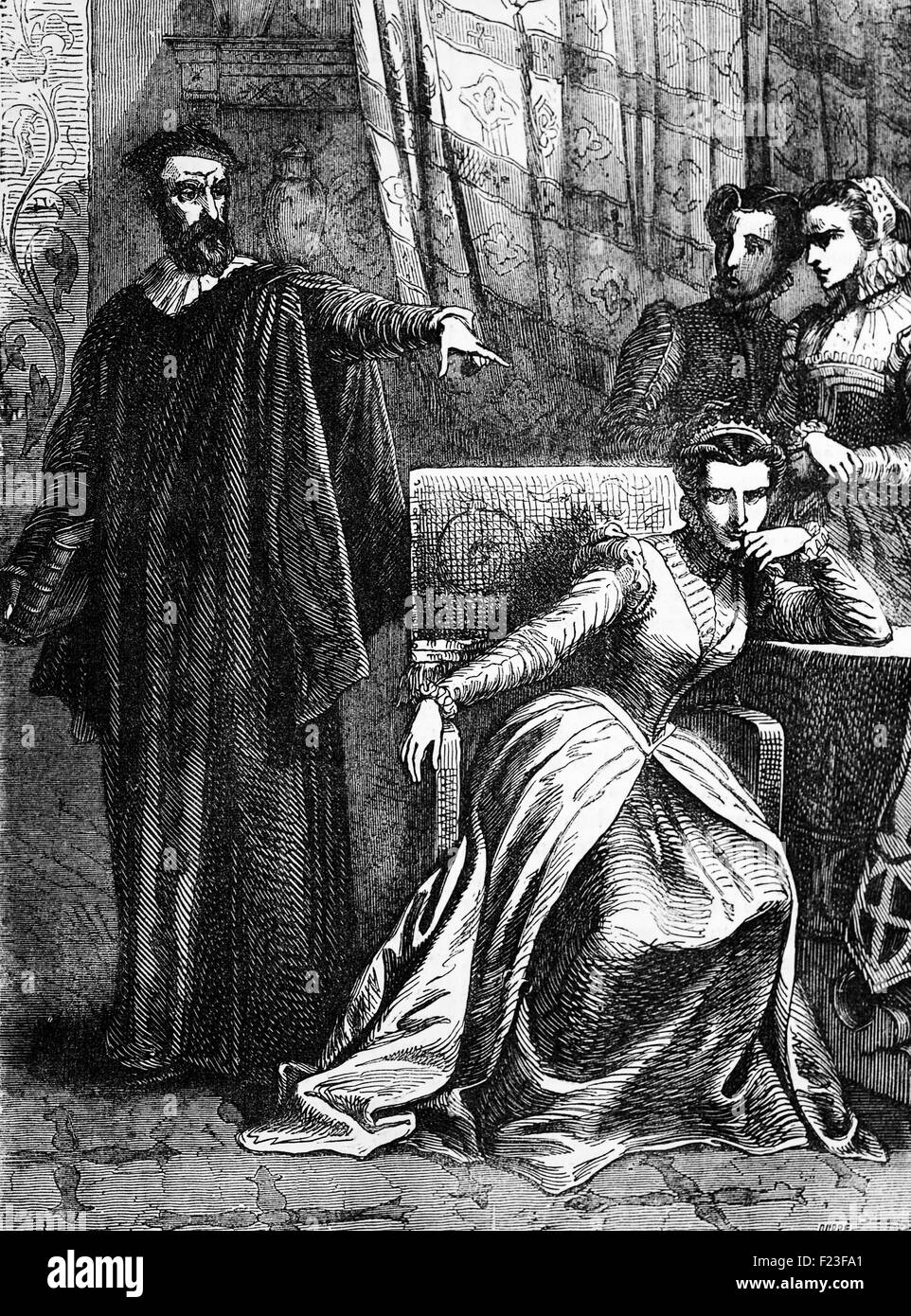 Mary Queen of Scots imprisoned Lochleven Castle, near Kinross