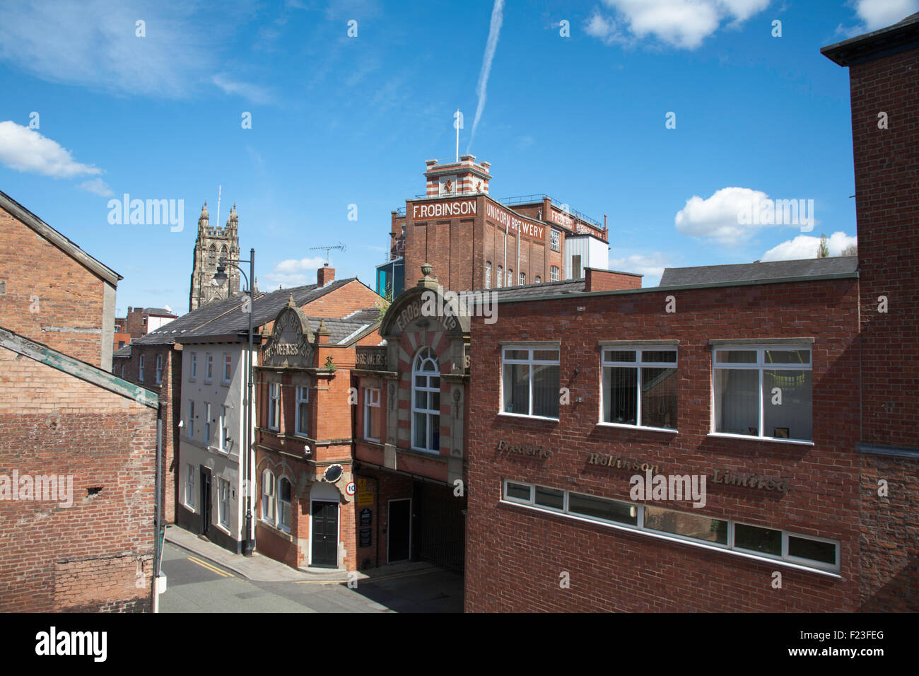 Robinsons Unicorn Brewery Stockport Cheshire England Stock Photo