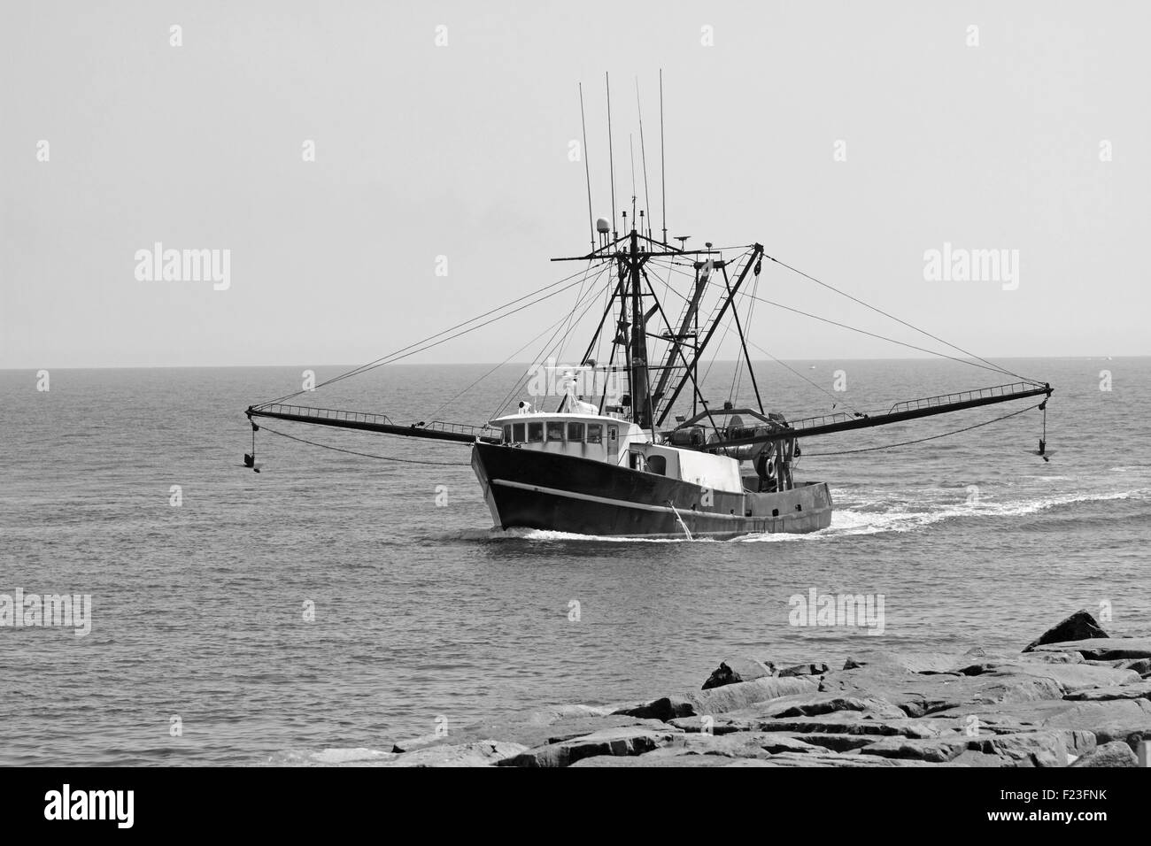 Trawler Black and White Stock Photos & Images - Alamy