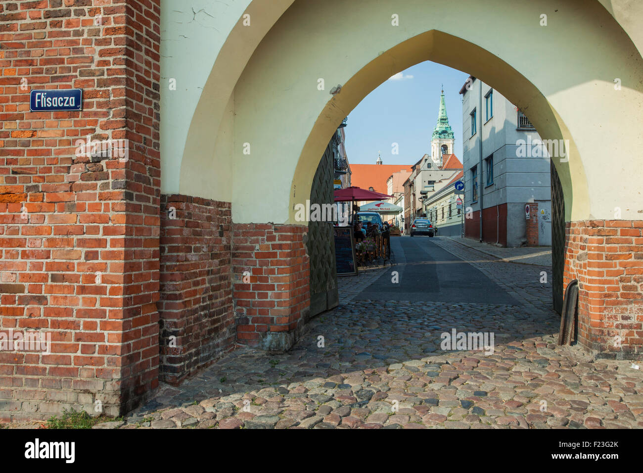 Brama Klasztorna (Convent Gate) in Torun old town, Poland. UNESCO ...