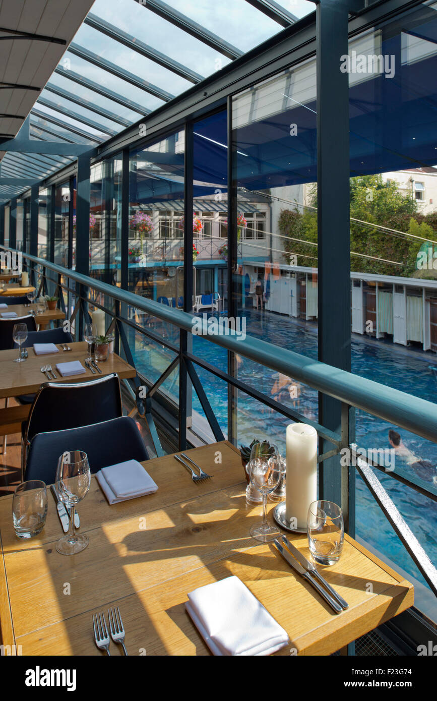 The Lido Spa & Restaurant, Clifton, Bristol, which includes a Victorian