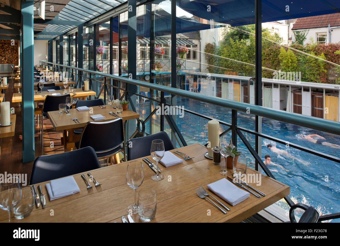 The Lido Spa & Restaurant, Clifton, Bristol, which includes a Victorian