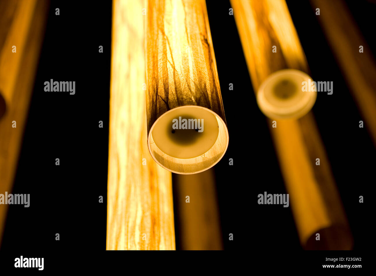 Lights candles on a black background Stock Photo - Alamy