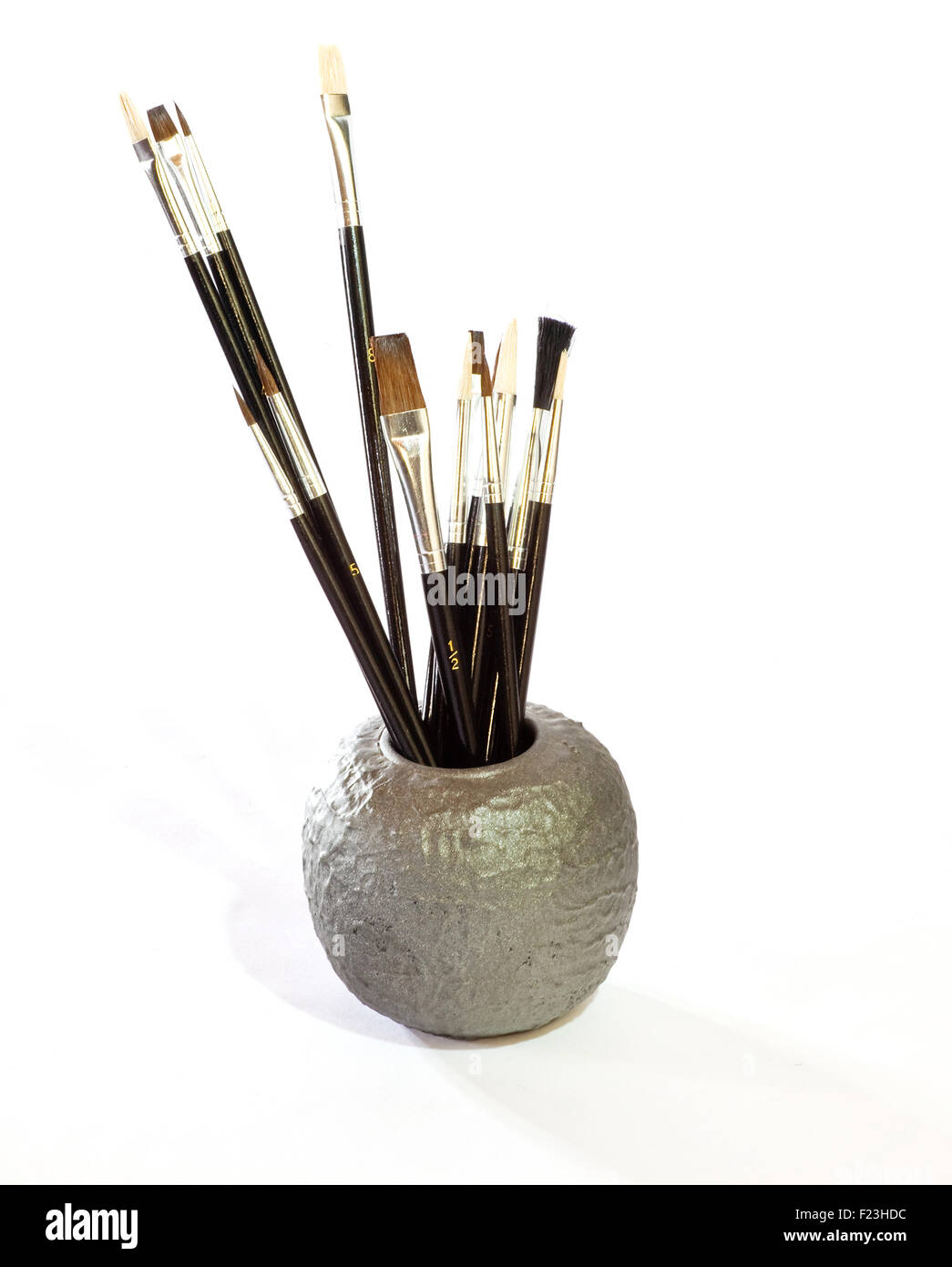 Paint brushes in a cup hires stock photography and images Alamy
