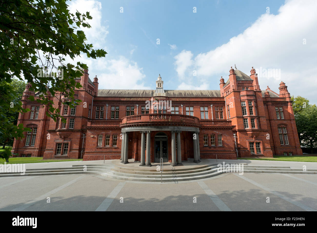 The recently refurbished Whitworth Art Gallery located on the Oxford Road campus of The University of Manchester. Stock Photo