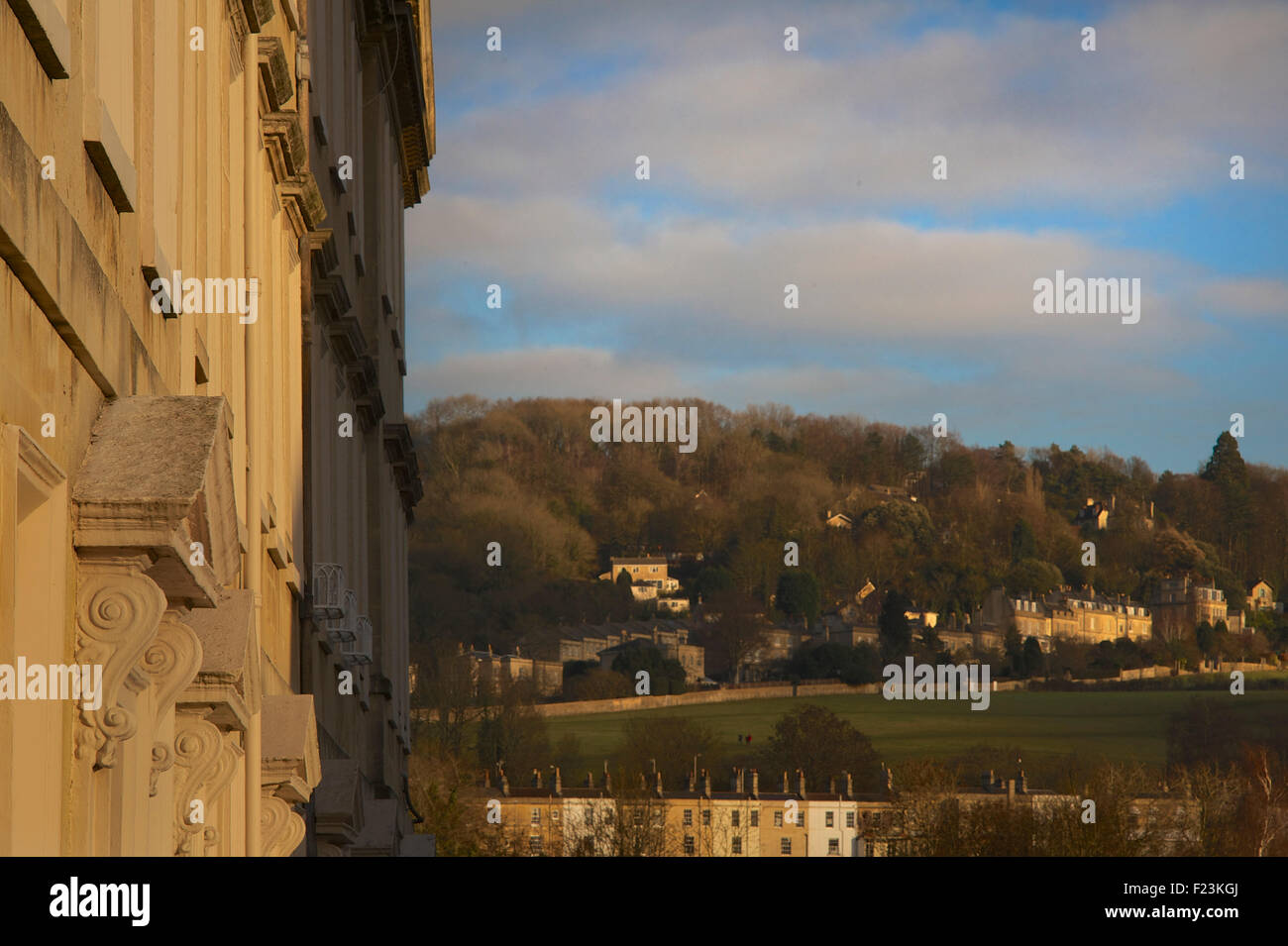 Georgian Neoclassical architecture, Bath, Somerset, England Stock Photo