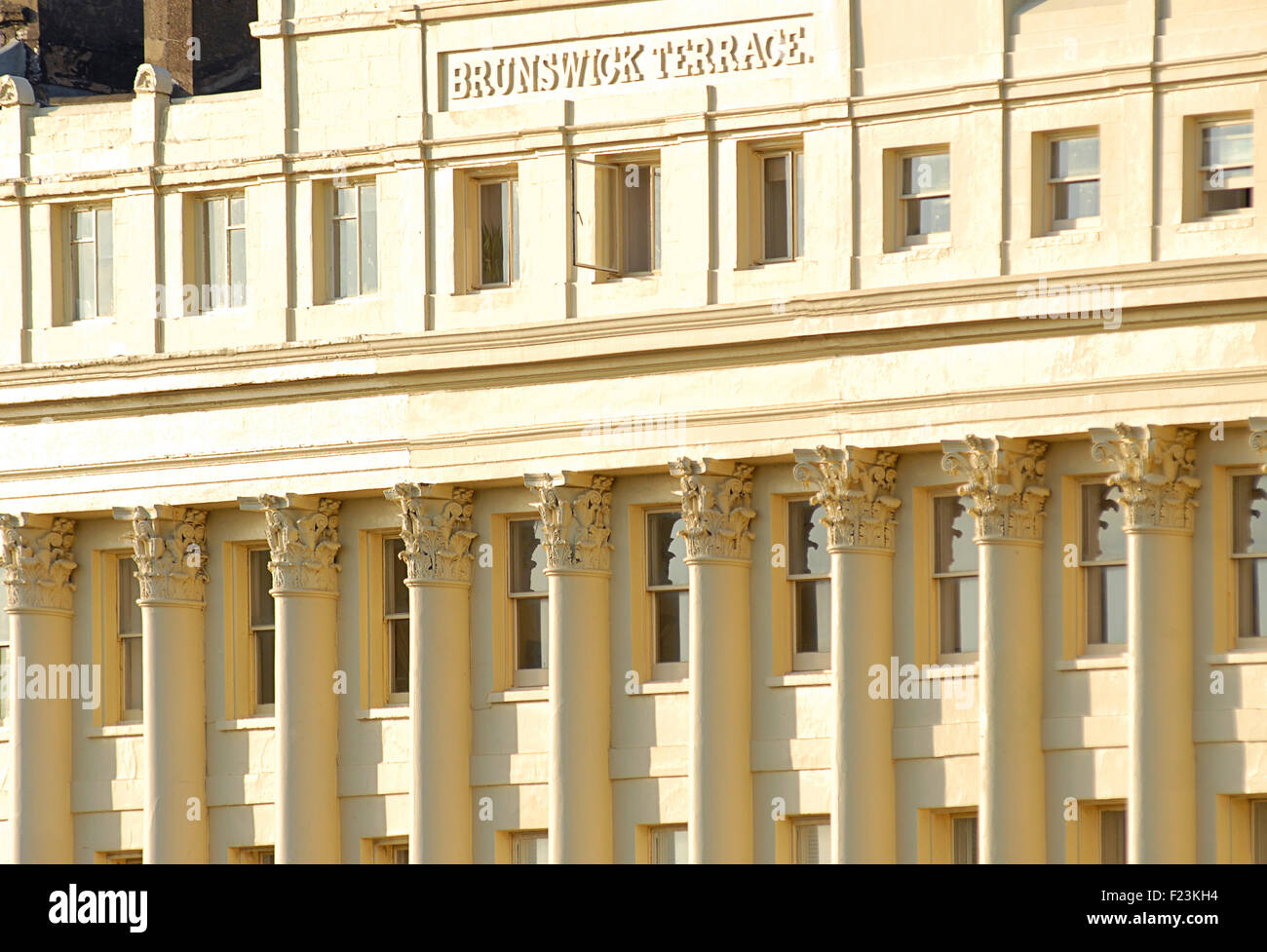 architecture. Brunswick Terrace, Hove, Brighton and Hove