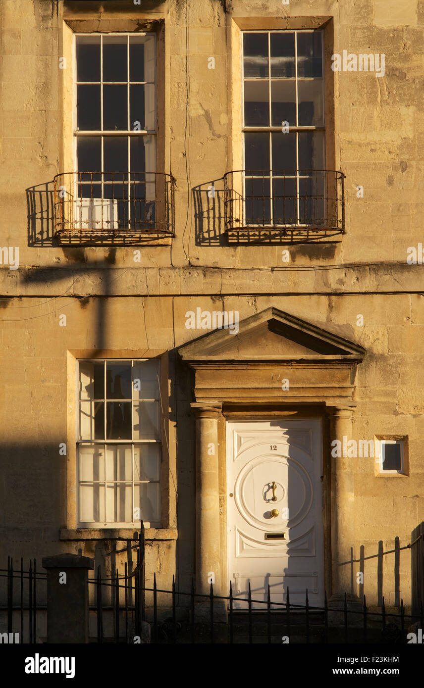 Georgian Neoclassical architecture, Bath, Somerset, England Stock Photo