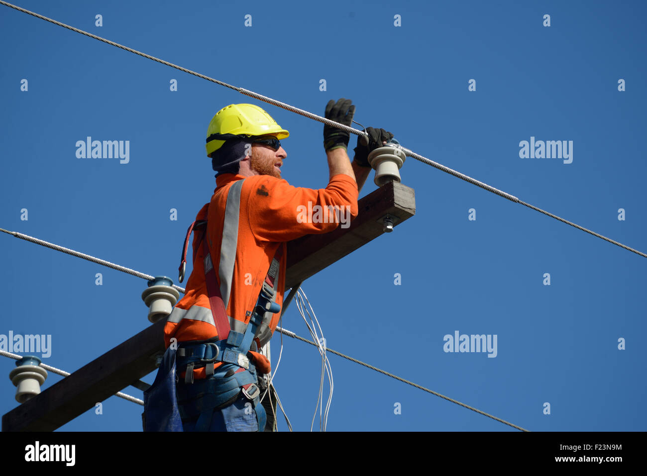 Mains electricity supply equipment hires stock photography and images