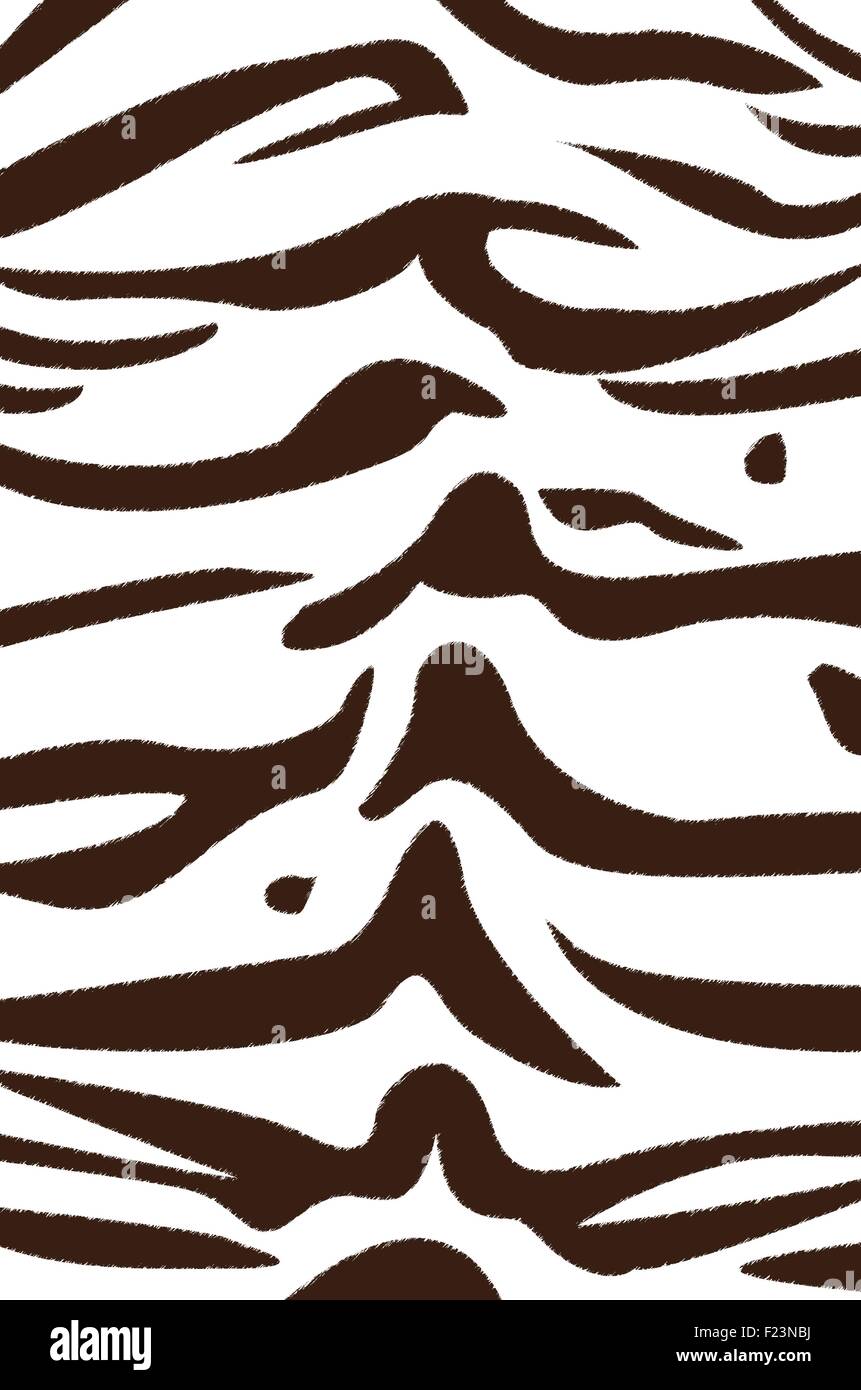 Vector illustration of bengal tiger stripe pattern Stock Vector Image ...