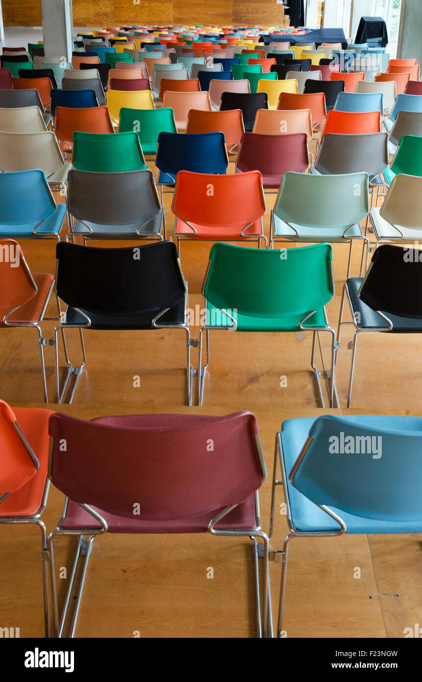 Thatre Chair Rear View Theater chair back hi-res stock photography and images - Alamy