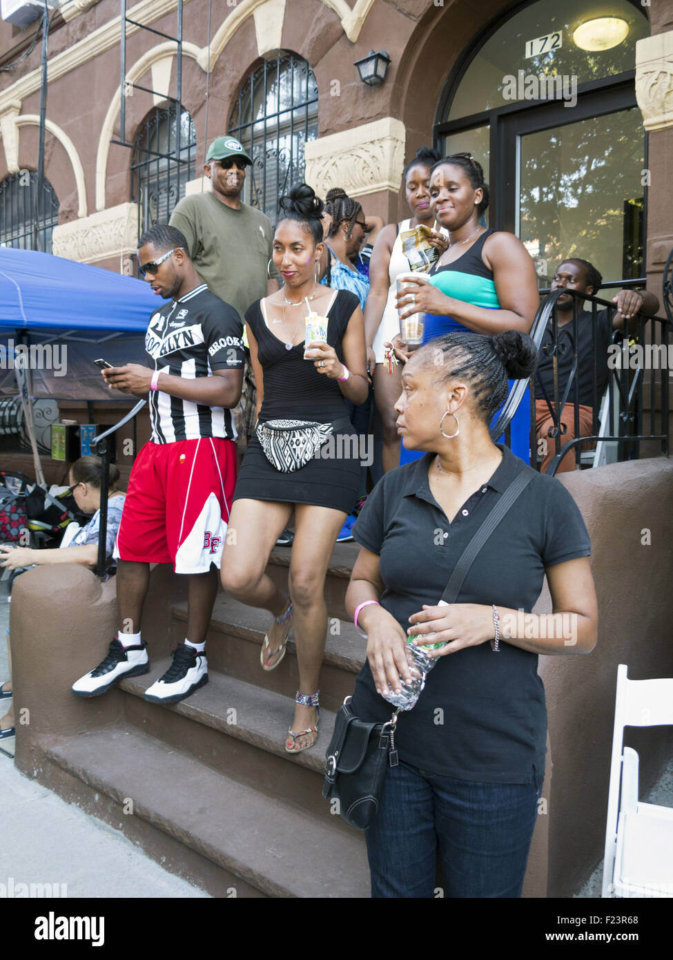 Spike Lee block party in the Bedford Stuyvesant section of Brooklyn, NY